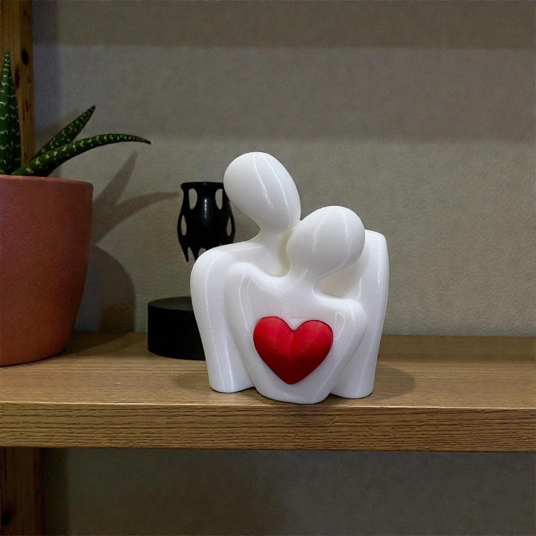Together in Love Abstract Statue