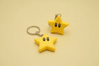 Mario Star Keychain