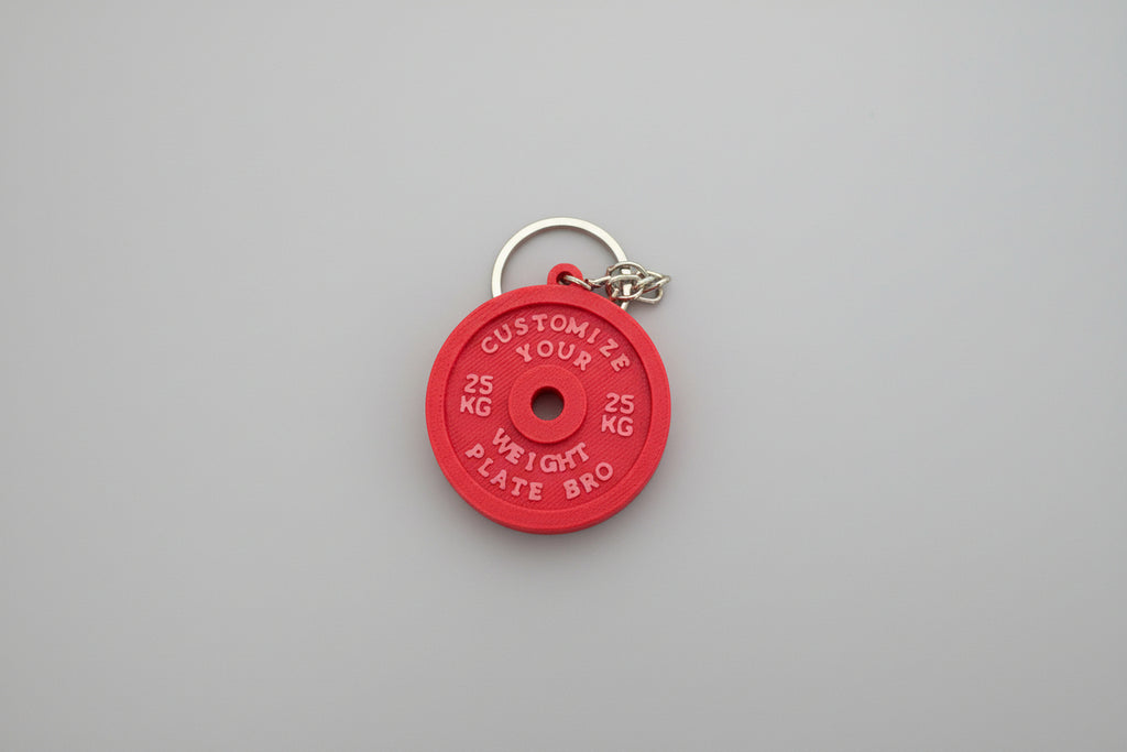 Custom Weight Plate Keychains