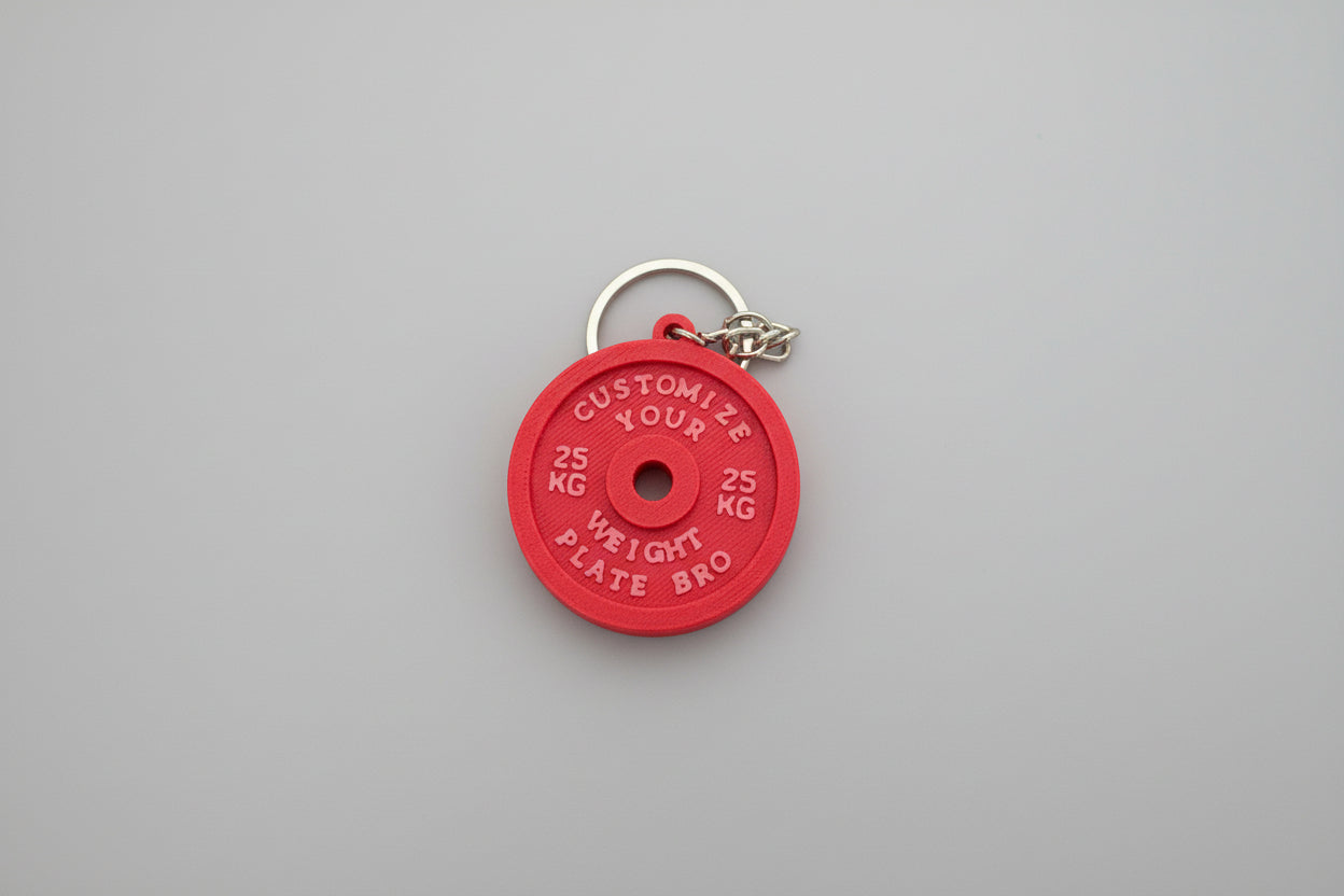 Custom Weight Plate Keychains