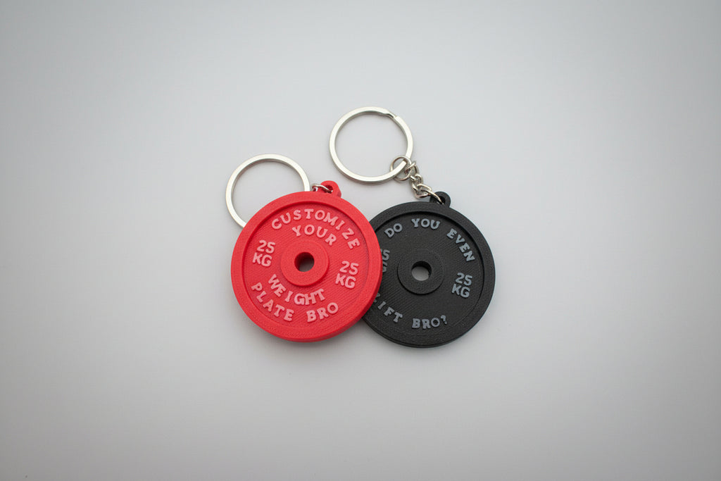 Custom Weight Plate Keychains
